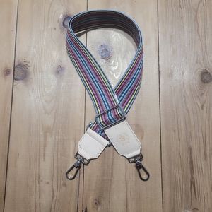 Consuela Crossbody Strap (wide) "Grey" Webbing